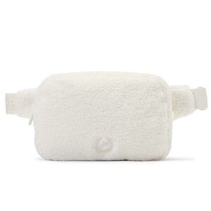 PINK Victoria's Secret Cream Sherpa Belt Bag